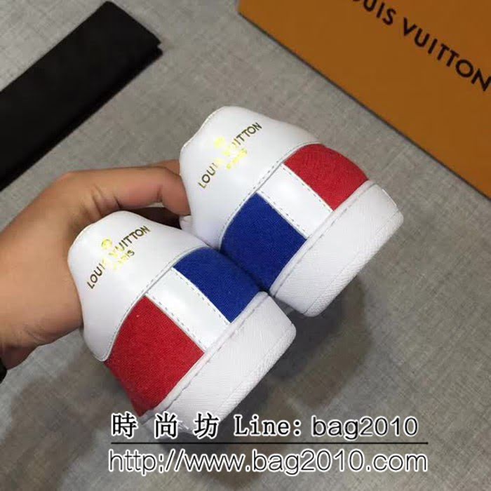 路易威登LV 2018專櫃同步發售 義大利進口牛皮男士休閒板鞋 8FX2193